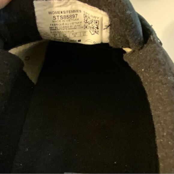 Sperry Women's Duck Boot Booties Saltwater 1-Eye Black STS85897 size 6 - Picture 9 of 11